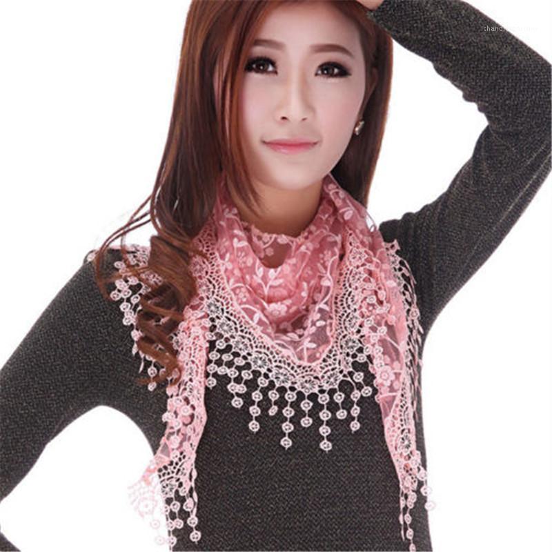 

Scarves Women Lace Soft Triangle Scarf Shawl Wrap Spring Summer Long