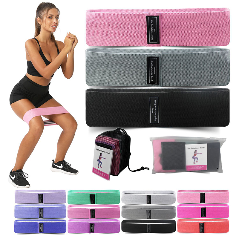 

Tension fitness elastic band beautiful buttocks ring belt squat belts cocked hip rings resistance bands, Multiple colors