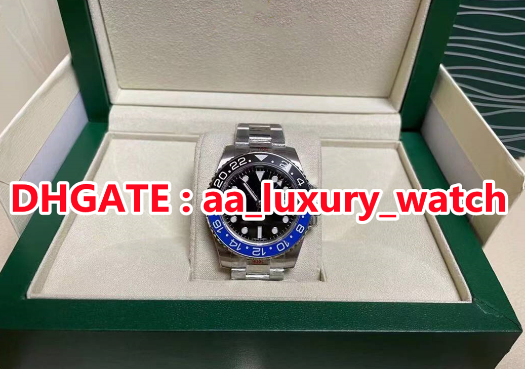 

2022 TOP quality Mens Watch 2836 automatic mechanical watches 40mm*13mm 904L fine steel case strap NF/APSF/CF Waterproof sweat proof Super LUMINOTE, Box