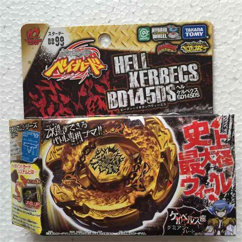 

Tomy Japanese Beyblade Metal Fight Fusion BB99 Hell Kerbecs BD145DS 210803