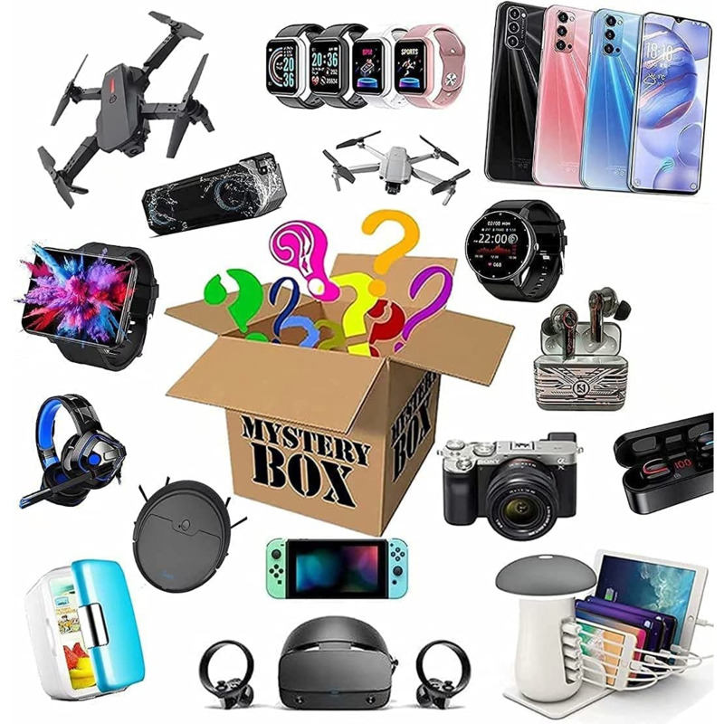 

Mystery Box Electronics, Boxes Random, Birthday Surprise favors , Lucky for Adults Gift, Such As Drones, Smart Watches-M