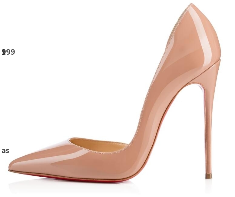 

01 Ar Christian Luxury Bottom Louboutin CL A1 Women's high heels 8cm 10cm 12cm nude black red leather pointed dress shoes 52