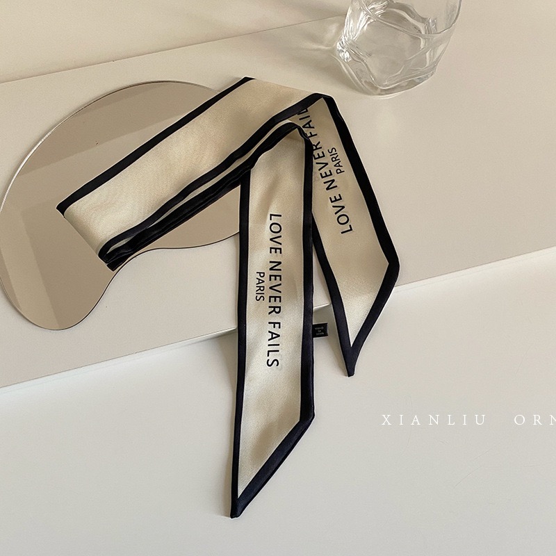 

2021 designer fashion versatile scarves and luxury brand scarf women's silk headband 100*5cm