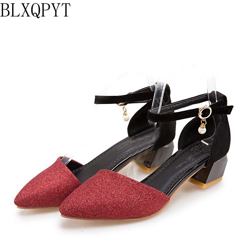 

Big And Small Size 31-47 Shoes Women Sandals Pointed Toe Sapato Feminino Summer Style Spring Wedding High Hells T335, Gold
