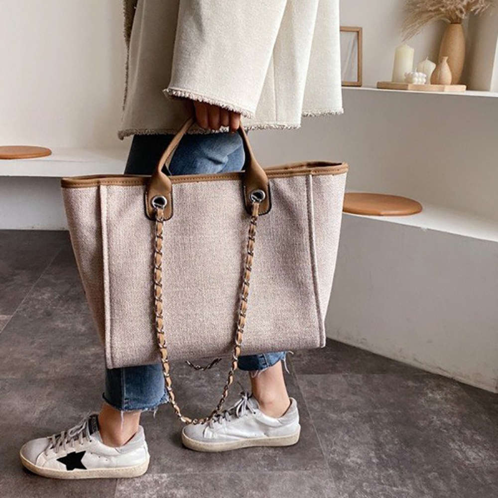 

Designer bags Canvas Tote Bag Women's large capacity women's autumn and winter fashion trend portable shoulder bag
