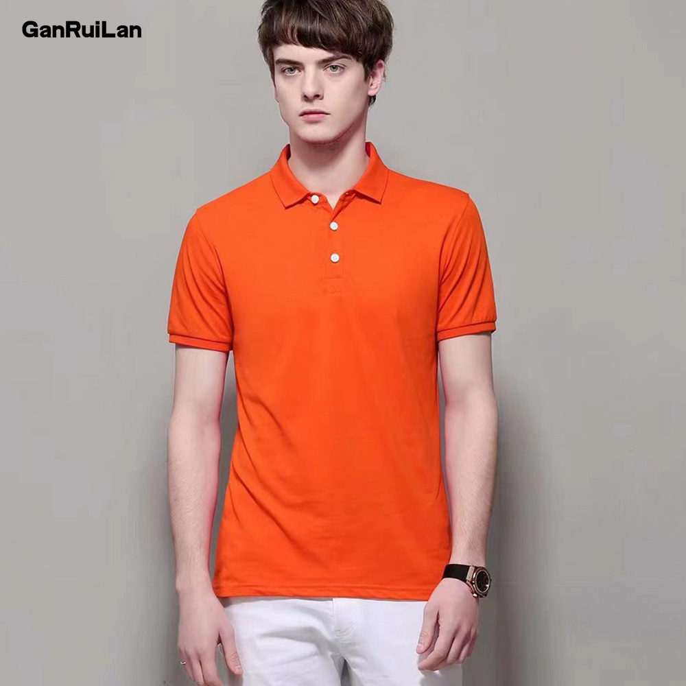 

Top quality Summer Fashion-design Mens polos shirt 100% Cotton Short sleeve polos para hombre Casual male tops B0889 210518, Color4