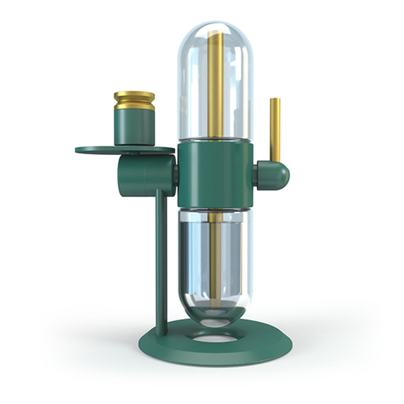 Stunden Gravity Hookah E cigarette Kits Smoking Accessories Glass Bong dabbing rig kit Water Pipe Recycler For Tobacco Dry Herb Oil Vape Pen-image-698873029