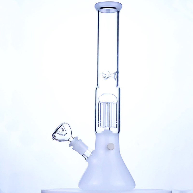 

14'' dome tree arms percolator hookahs with carb hole beaker bong