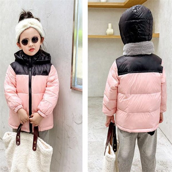 

Designer Children Clothes Boys Girls Down Coat Great Quality Kids Hooded Parka Coats Child Jackets Outwear, Red