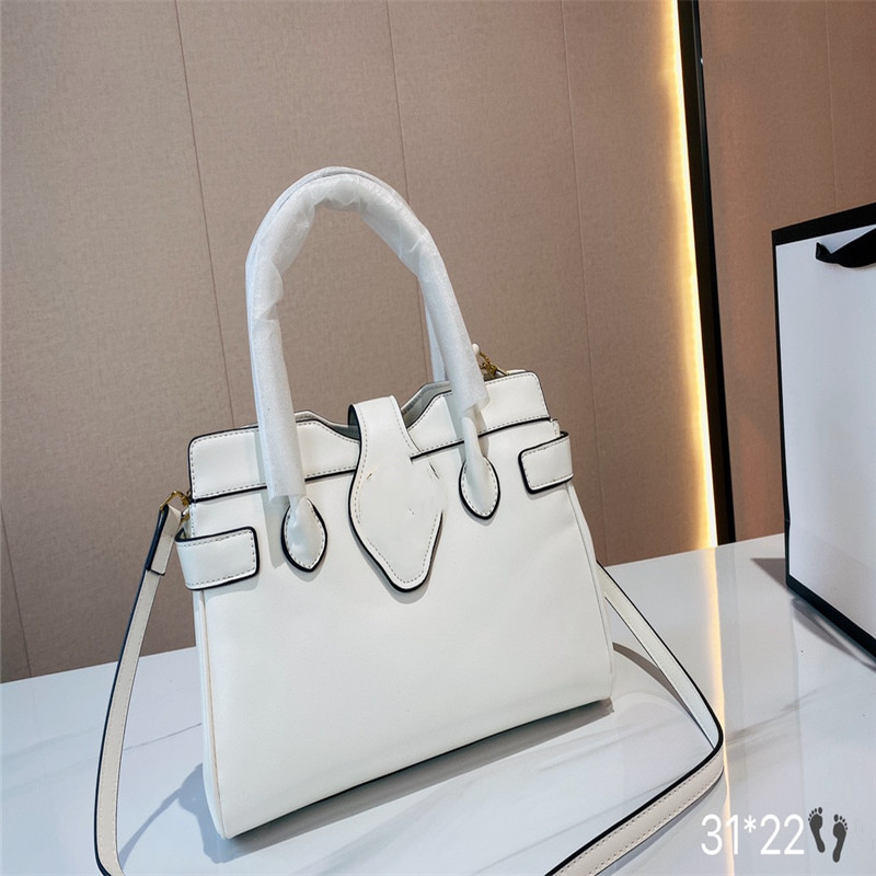 

Designer Tote Bag Shopping Bag Retro Style Handbag Ivory White Jacquard Fabric Brown Cow Leather Trimming Large Capacity