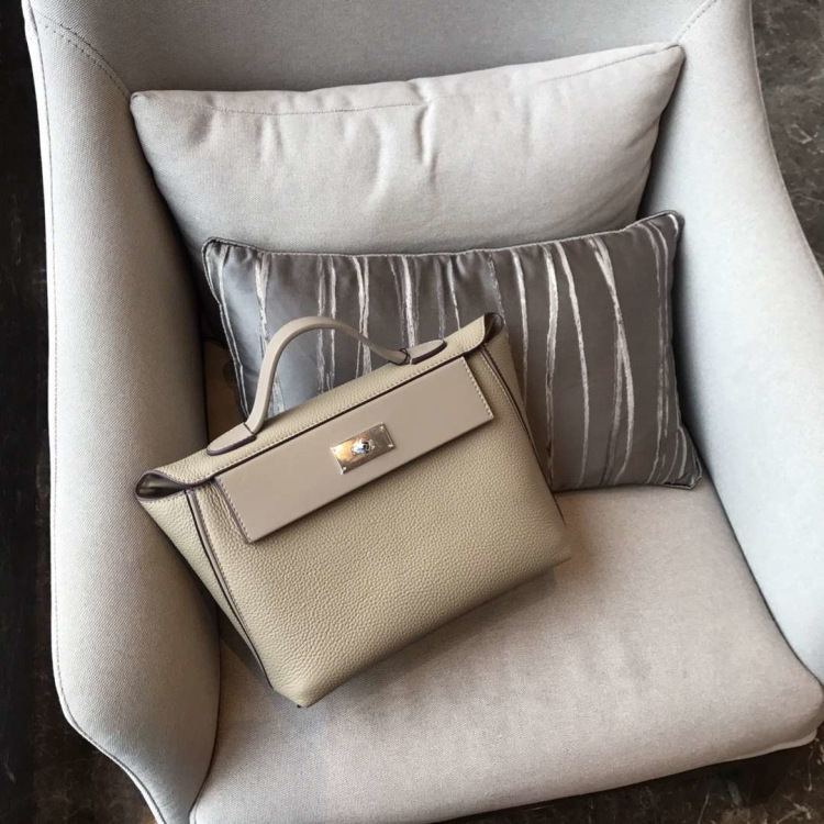 

New oral layer cowhide Togo pattern women's bag Purses Luxury Outlet, Blue