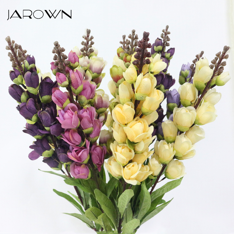 

JAROWN Artificia Sik Fake Fower Simuation iy Of The Vaey Wedding Party Feast Decor Fowers Home iving Room Office Decor, Champagne
