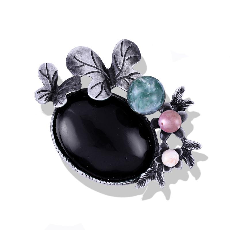 

Pins, Brooches Muylinda Trendy Unisex Butterfly Vintage Stone Metal Flower For Women Accessories Brooch Pins