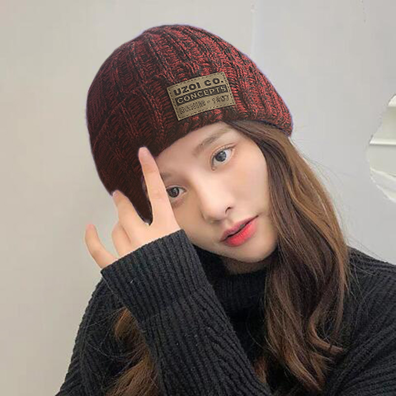 

Pu Letter Skull Beanies Caps Gorras Bones Cashmere Eye Warmer Couple Lovers Acne Tide Street Hip-hop Wool Cap Adult Men Women Masks Warm Winter Knitted Hats