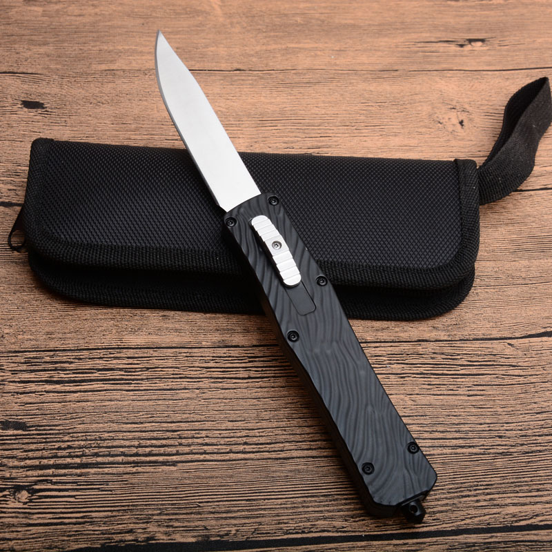

Benchmade Infidel BM3300 3350 Double action Automatic Pocket knives 440C Steel Alumnium Handle EDC Tactical gear knife with sheath 810BK