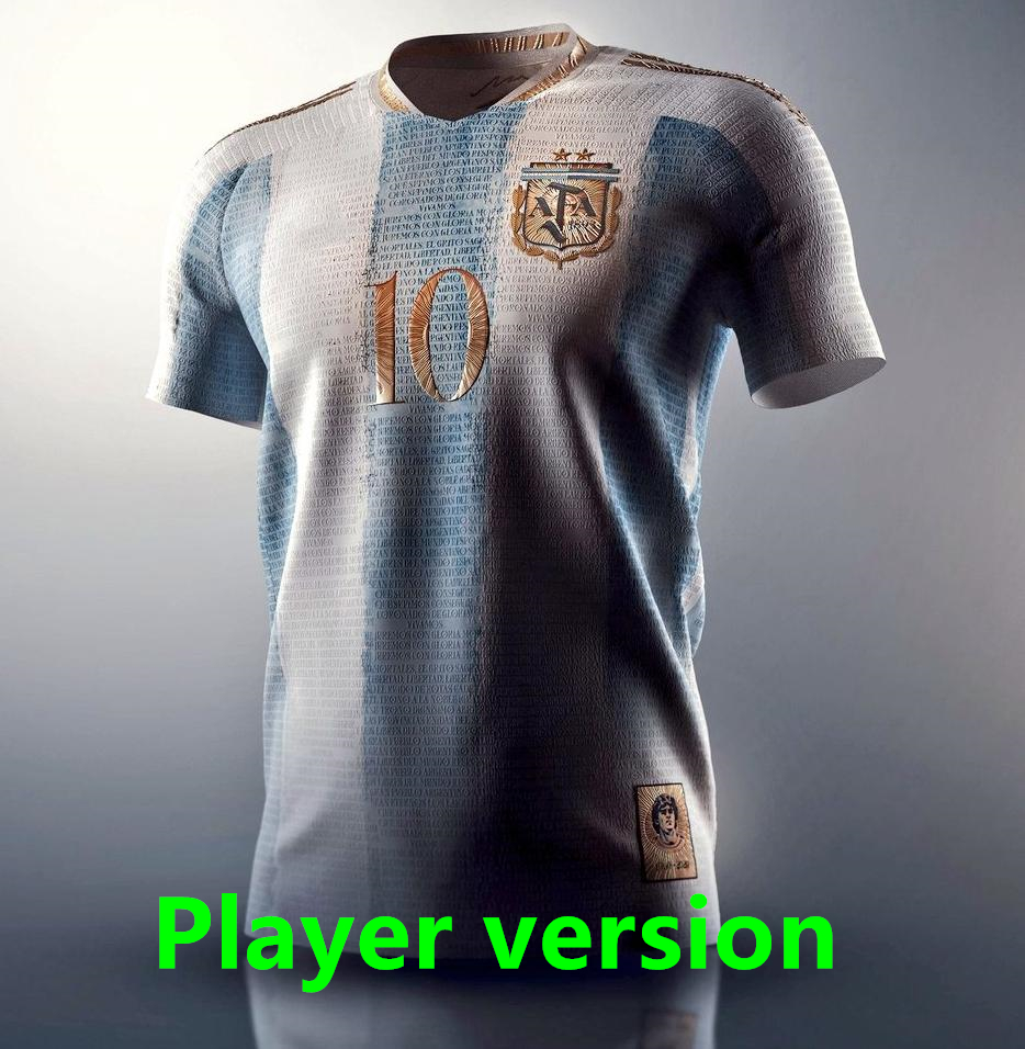 

Argentina soccer Jerseys Fans player version 2021 Copa america MESSI DYBALA AGUERO football shirt Men + Kids kit sets uniforms 20 21