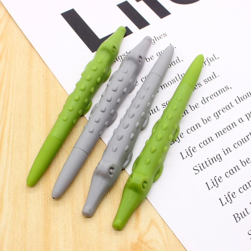

Gel Pens Creative Crocodile Pen Cute 0.5mm Black Ink Signature School Office Writing Supplies Promotional Gift
