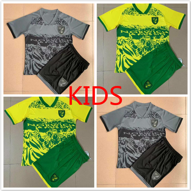 

kids Special Edition 2021 NORWICH PUKKI CITY HUGILL Soccer Jerseys Home goalkeeper kit 21 22 ROBERTS HERNANDEZ BUENDIA STIEPERMANN football, Black
