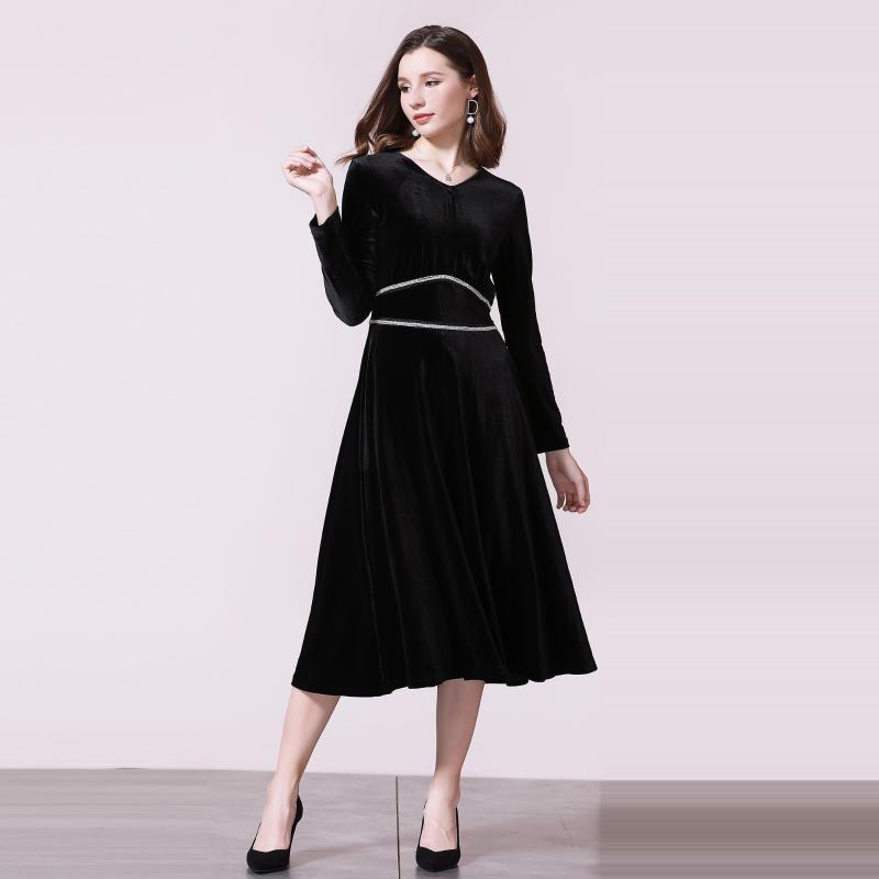 

Casual Dresses Women Dress Party Maxi Shein Knit Fashion Loose Lady Suit Stylish Elegance Suit-Dress Long, Black