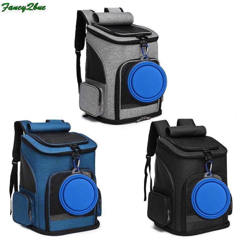 

Portable Dog Bag Breathable Pet Backpack Large Capacity Cat Carrying Outdoor Travel Carrier Car Seat Covers