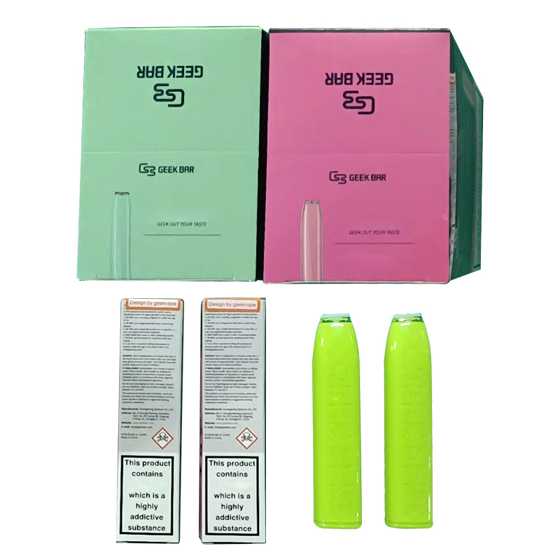 GEEK BAR Disposable Vapes E cigarettes 575 Puffs Vape Pen 2.4ml Prefilled pods Cartridge 500mAh Battery Starter Kit vapor geekbar-image-719289123