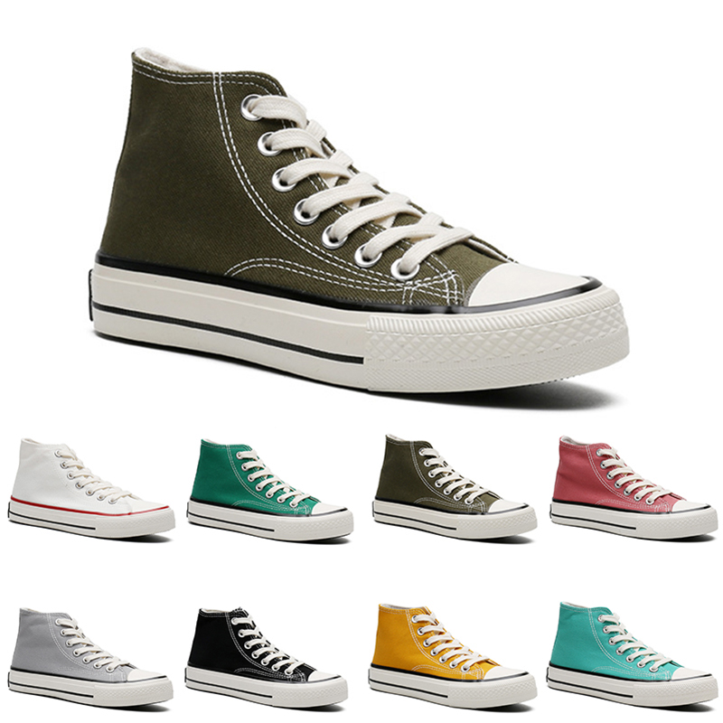 

Cheaper Casuals canvas shoes men women platform casual trainer outdoor mens womens fashion run sport sneaker colors 36-44, #1