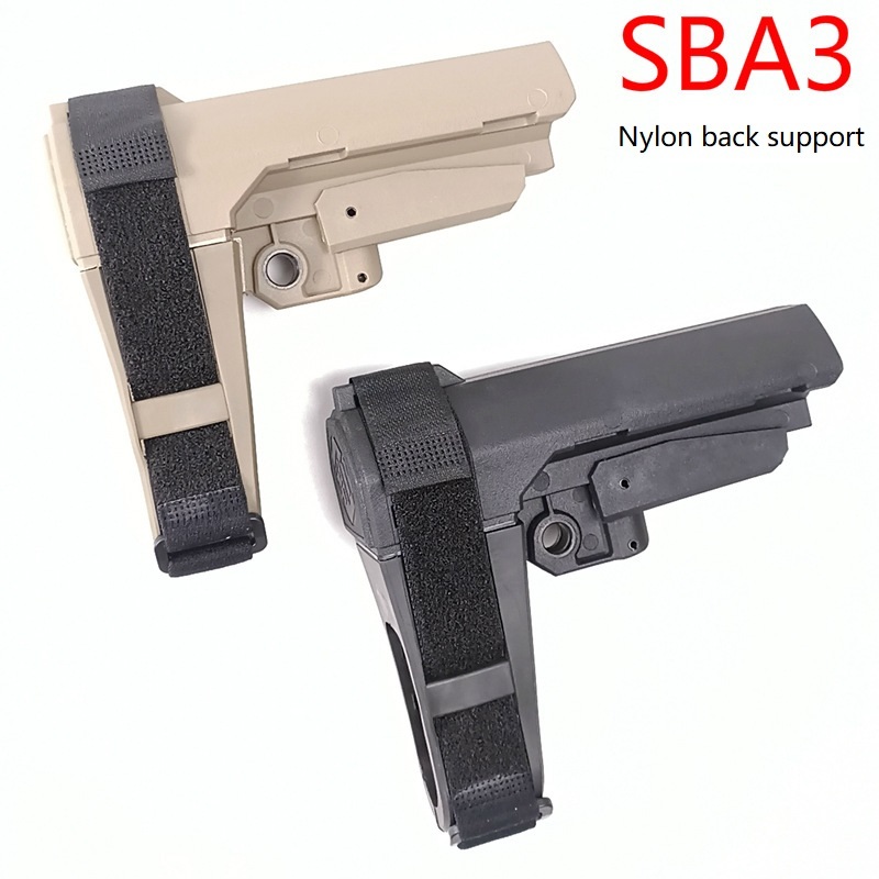 

Sba3 Back Bracket Nylon and Rubber Binding Hand Holder Slrar Tail Bracket, Black