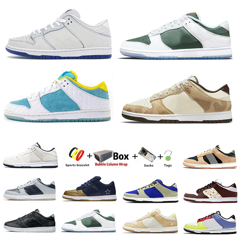 

Dunk Flip The Old School low mens Basketball shoes dunks FTC Animal Pack Celadon Hyper Cobalt Lemon Drop Sunset Pulse Wheat men women trainers sports sneakers With Box, Color#1