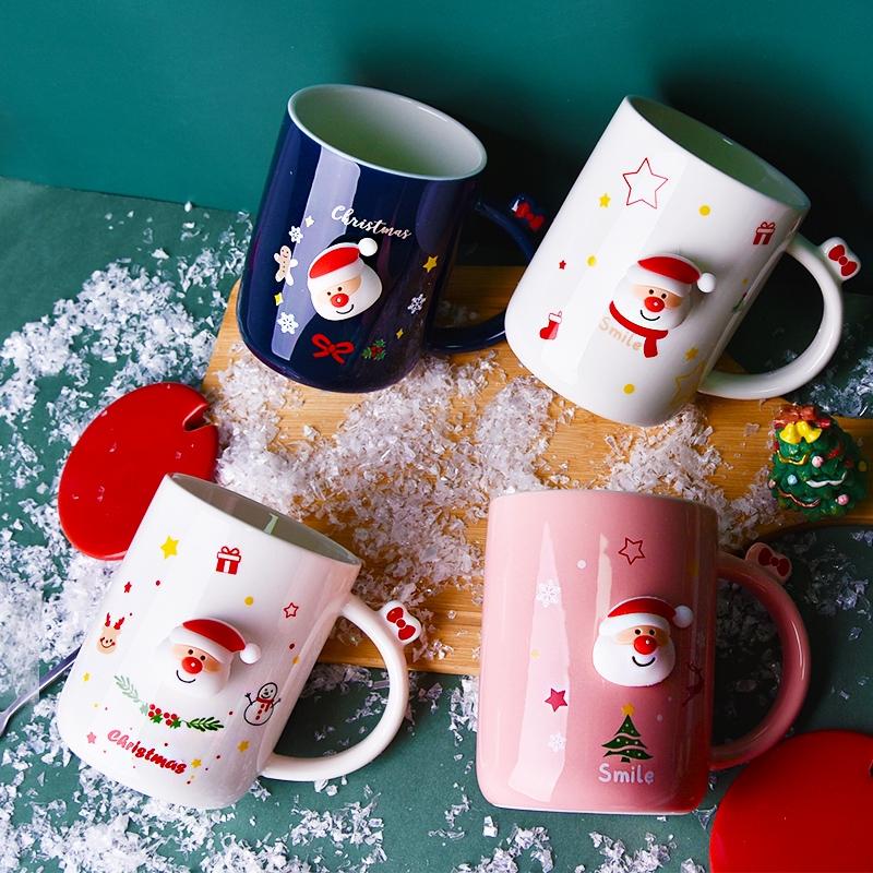 

Mugs Nordic Ceramic Coffee Girl Aesthetic Christmas Creativity Cups Cute Couple Tazas Originales Mug BC50MKB, Style1