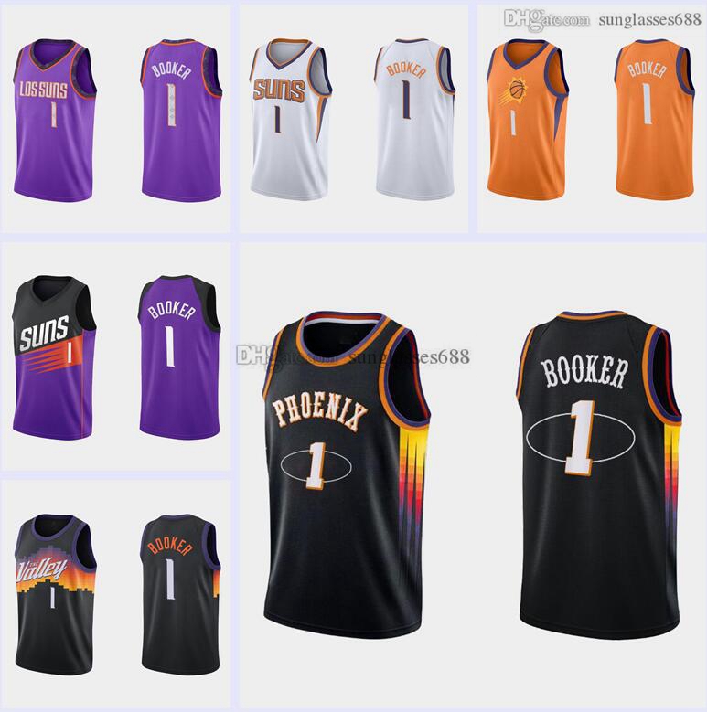 

Devon Booker jersey 2021-22 PhoenixCity Basketball Jerseys Men Youth S-XXL in stock, With logo