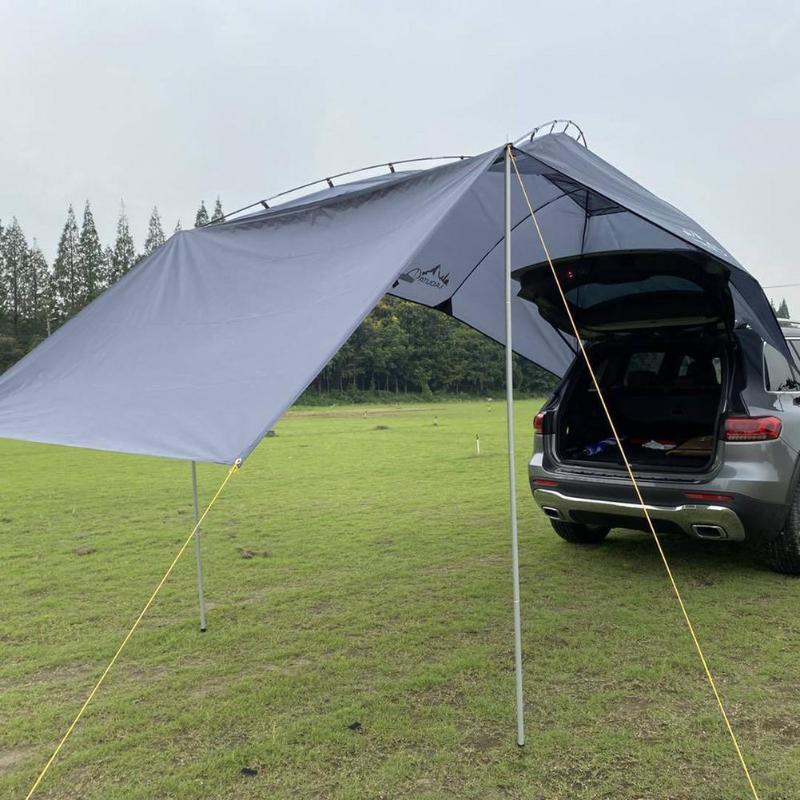

Tents And Shelters SUV Awning Auto Sun Shelter Tent Camper Rooftop For Camping Car Sunshade Rear Extension