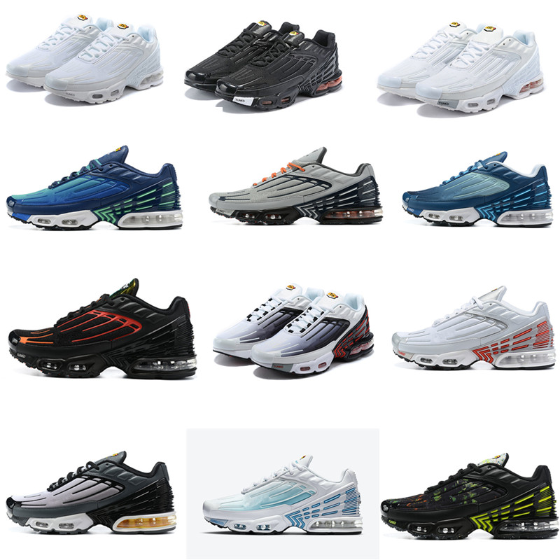 

Mens Tn plus 3 Running shoes Womens sports sneakers ultra triple black white rainbow Hyper blue Supernova Brushstroke Camo trainers, 12
