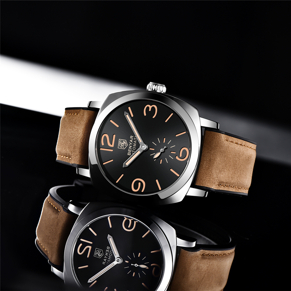 

New BENYAR Top Brand Luxury Mens Automatic Mechanical Watches Mens Watches waterproof Men WristWatch Military Reloj Hombre 2021g, All blue no box