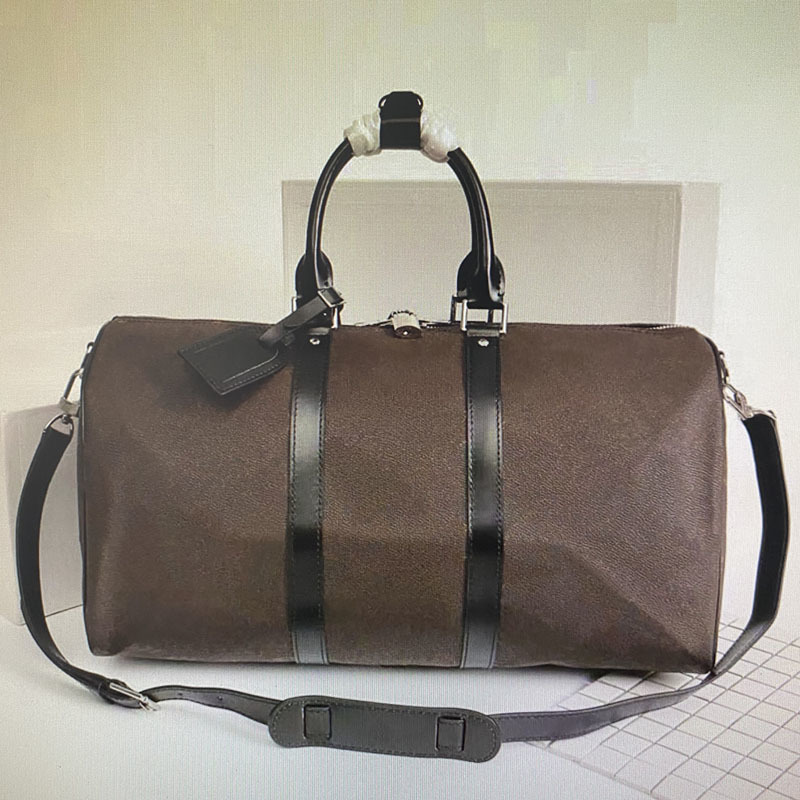

Women luxurys designers bags High capacity Duffel Bags Women Travel Bag Men Boston Duffel Bags Soft Sided Suitcase Luggage N41145, 45x27x20 cm