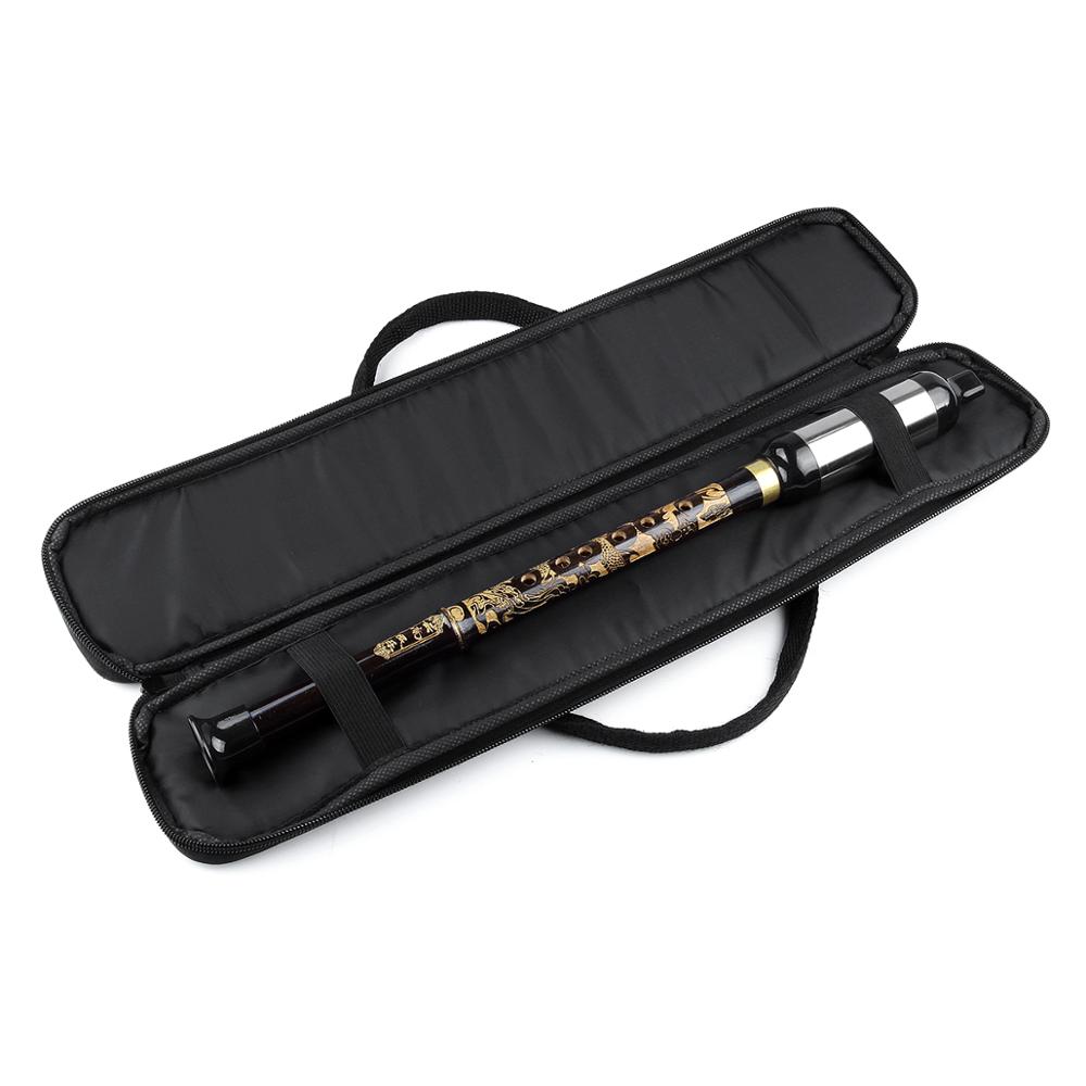 

Electric Tuner Checked Chinese Bawu Flute with leather Case Qualified Folk Musical Woodwind Instrument bamboo flute