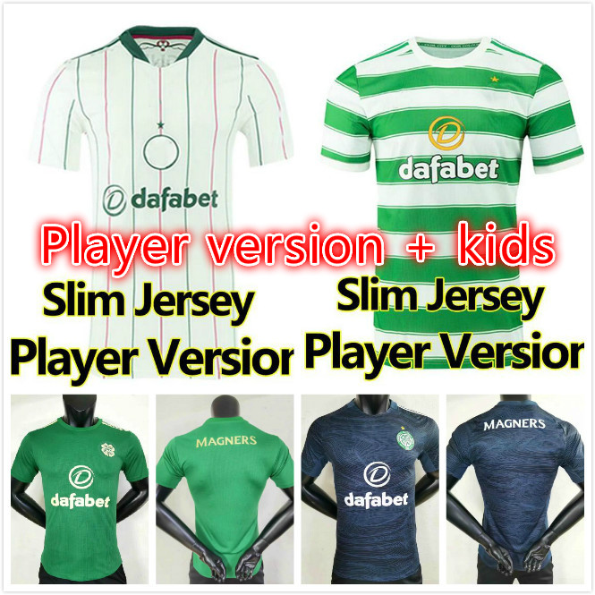

21/22 Celtic Soccer Jerseys Player version Jersey MCGREGOR GRIFFITHS 2021 2022 DUFFY FORREST CHRISTIE EDOUARD Turnbull Men kids kit full sets Football Shirts, Kids size