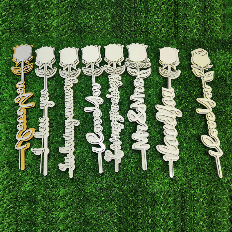 

Sublimation Rose MDF Double Side Heat Transfer Simulation Flower White Blank Wooden Valentine's Day Gift A12