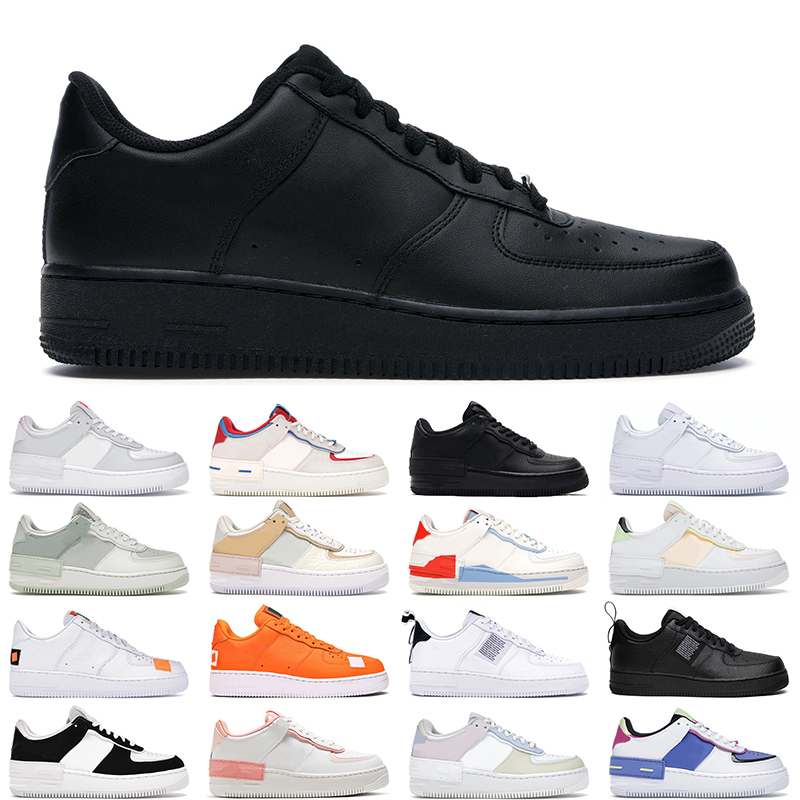 

air force 1 07 Black men women running shoes shadow dunks sneakers Pastel Pale Ivory Spruce Aura Pistachio Frost womens trainer