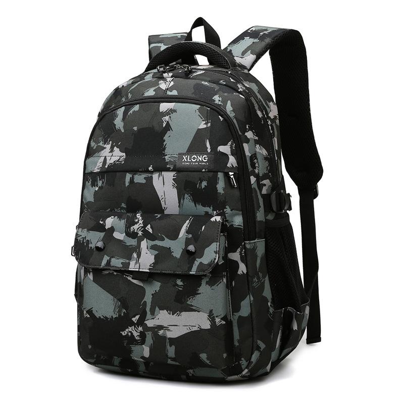 

Backpack 2021 Camouflage For Men Women Outdoor Student School Bag Bookbag Travel Daypack Camping Hiking, Pattern 1