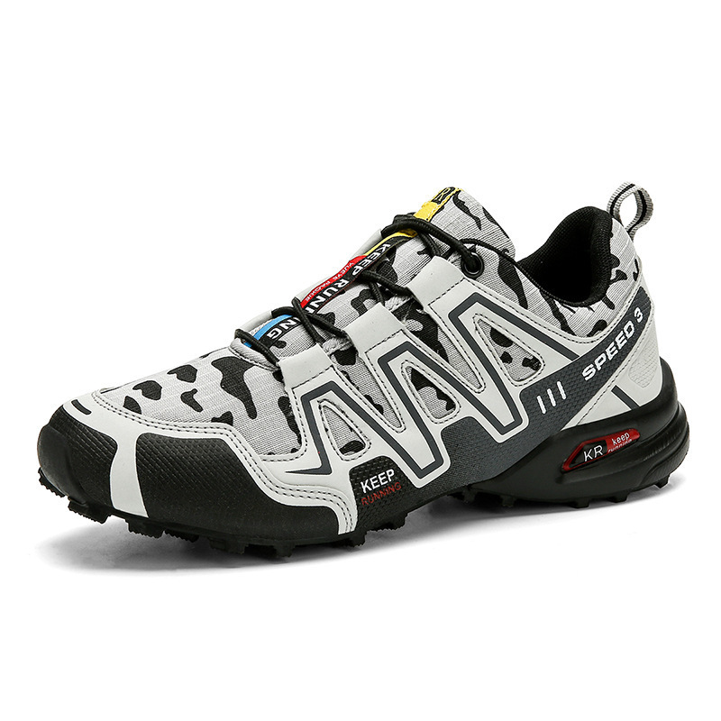 

Shoes Men's 2021 New Large Outdoor Sports Solomon Light Mountaineering Shoes, Black;white