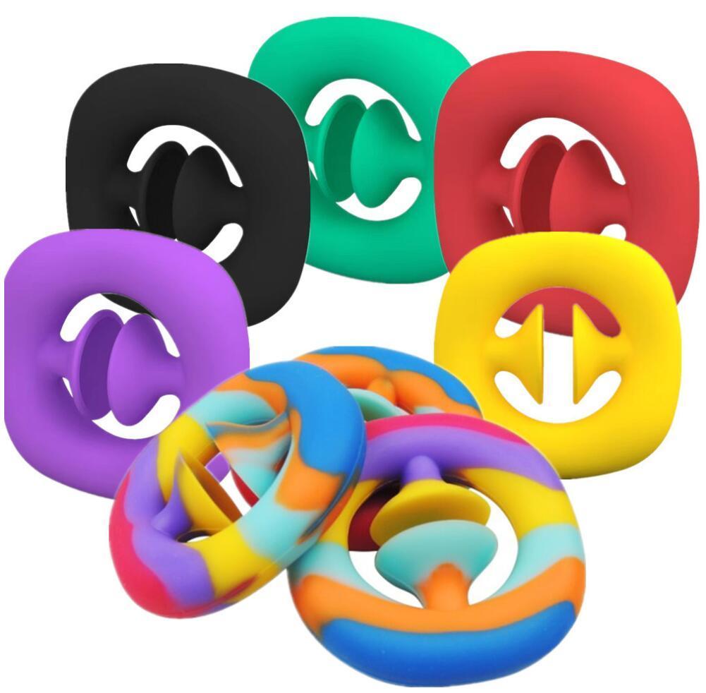 

Silicone Fidget Toy Snap Hand Grab Antistress Toys Autism Special Needs Stress Relief Calming Simple Dimple Fidget Sensory Toys