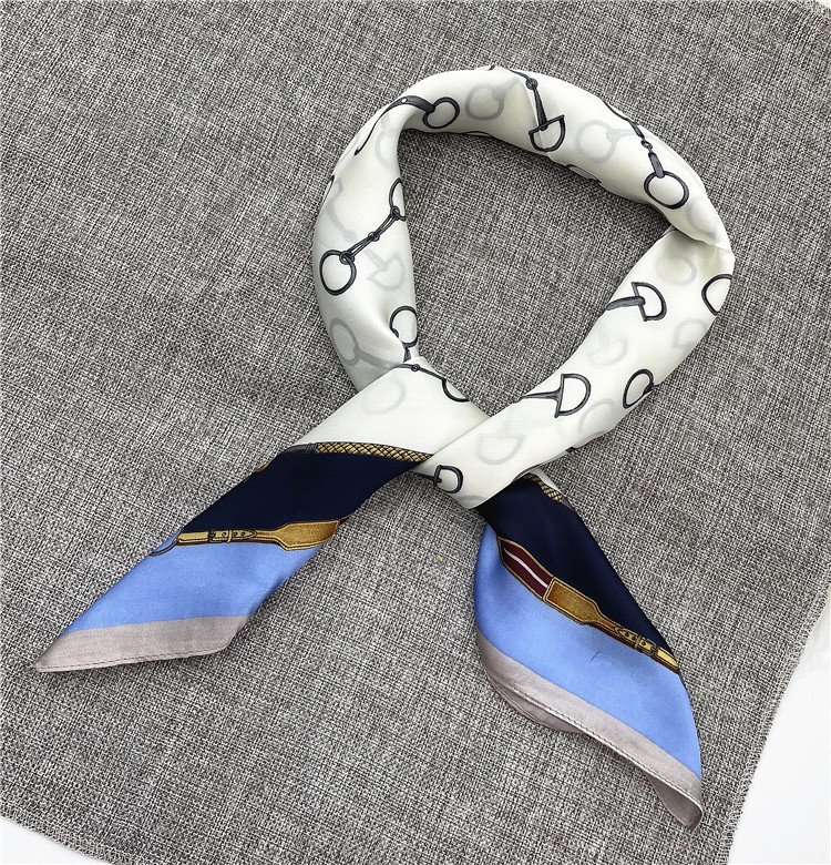 

2021 Spring silk scarf women Letter shawl fashion neck ring Christmas gift wholesale