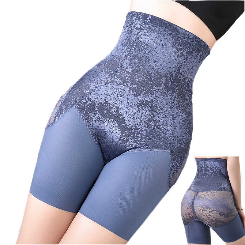 

Women Shapewear Thin Cool Mesh Safty Panty Tummy Control No Bumps High Waist Bodyshaper Thigh Slimmer Invisiable Hollow Out XXXL, Black