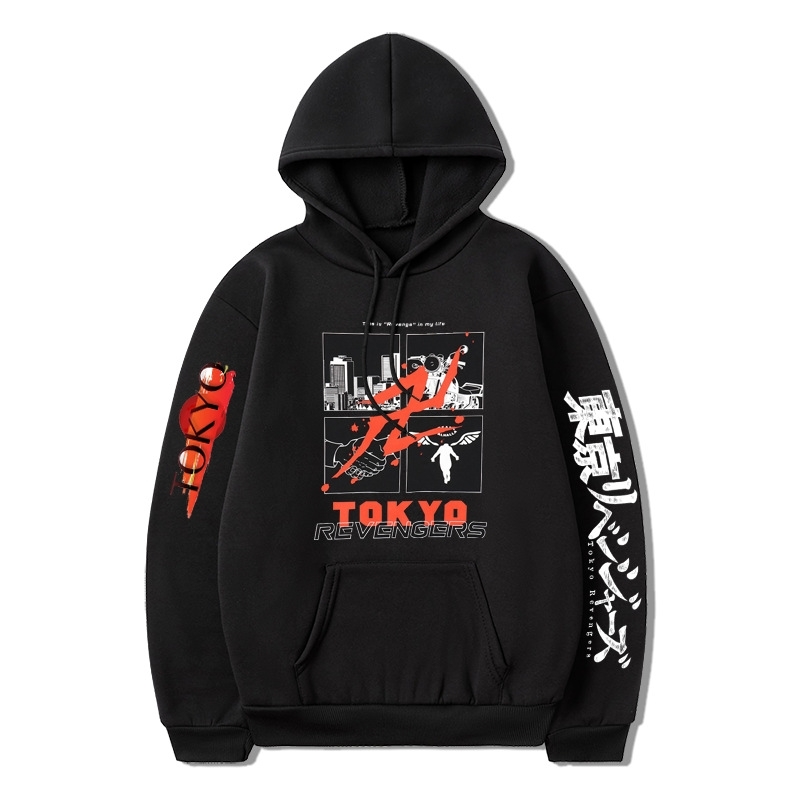 

Hoodie Tokyo revengers can be a new casual sweater, Black