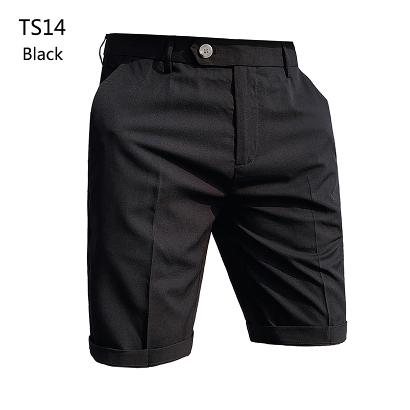 

Men shorts black and white in formal business suits shorts dropship 210720