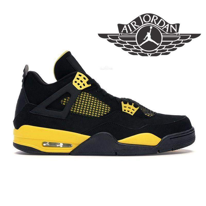 

Nike Air Jordan 4 Retro 4S White Oreo Basketball Shoes University Blue Bred Black Cat Pure Money Trainers Guava Ice Metallic Green Purple Ca