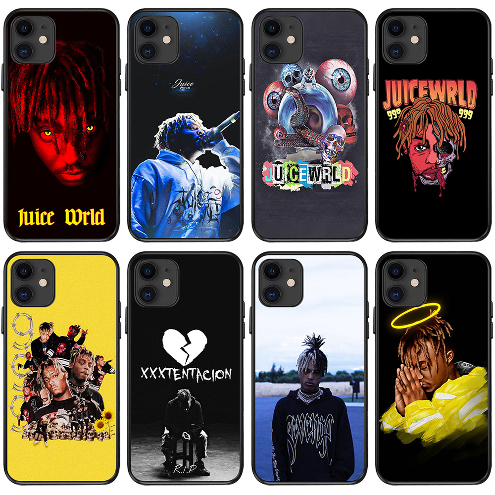 

Rap Juice Wrld American Rapper Chicago Soft Rubber Phone Case Cover for iPhone 14 13 12 mini Pro max 11 x xr xs SE