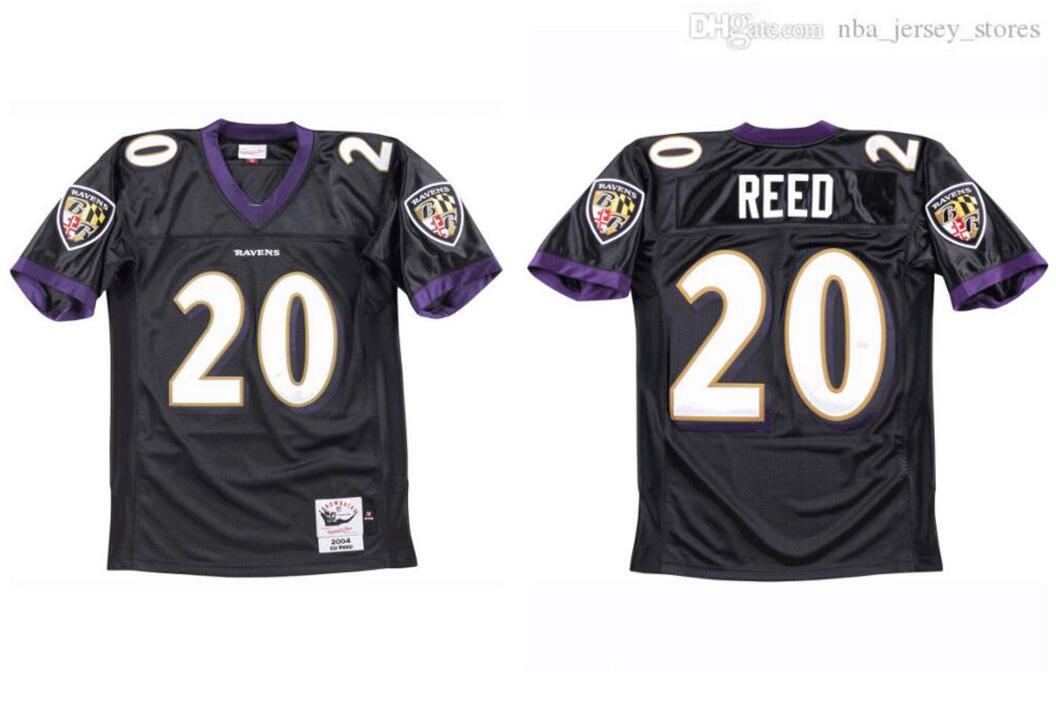 

Stitched Ravens football Jersey 20 Ed Reed 2004 Mitchell & Ness retro Rugby jerseys