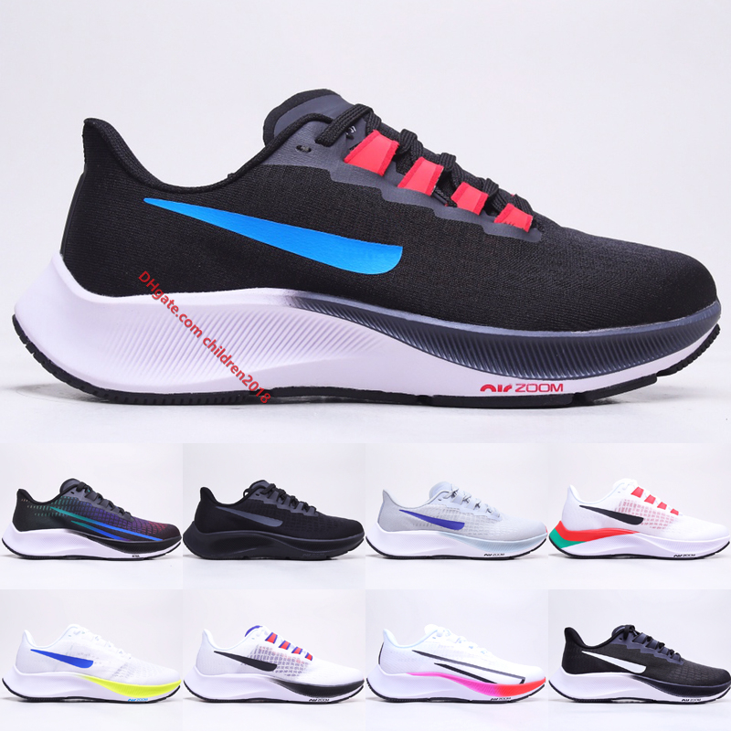 

Wholesale Pegasus 37 Marathon Running Shoes Off Noir Lt Blue Fury Bright Crimson BeTrue White Cyber Outdoor Men Women Sneakers Size 36-45, 009 black white