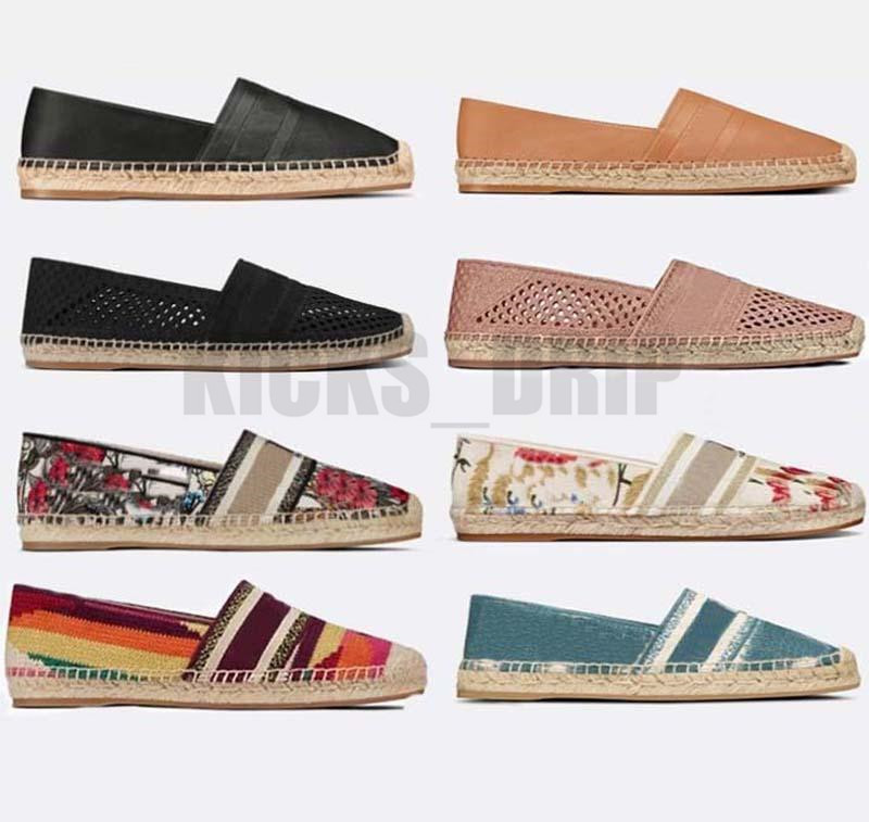 

Classics Loafers Espadrilles Luxurys Designers Shoes sneakers Canvas and Real Lambskin two tone cap toe Fashion women shoe WITH BOX, Black